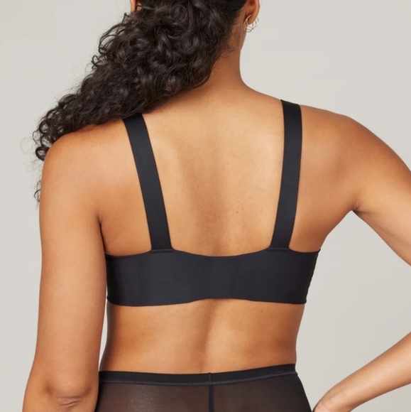 NWT Spanx Bra-llelujah! Illusion Lace Full Coverage Bra Black - Picture 6 of 11